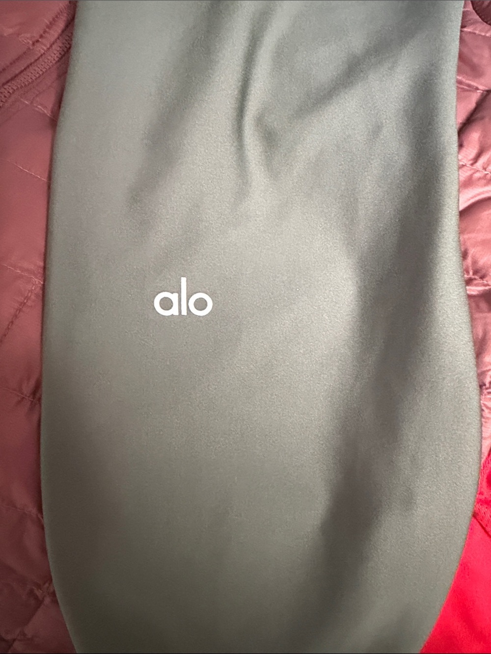 ALO High Waist Women’s High-Rise Olive Green Stretch Leggings size Large - Picture 5 of 5